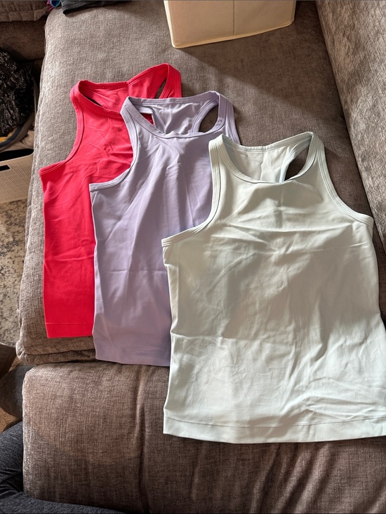 lululemon athletica Tops - Lululemon Women’s Racerback Tank Tops- Pink, Lavender, Light blue
